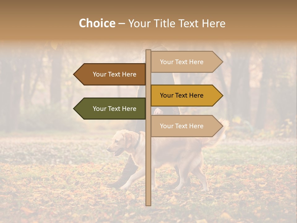 Green Autumn Happy PowerPoint Template