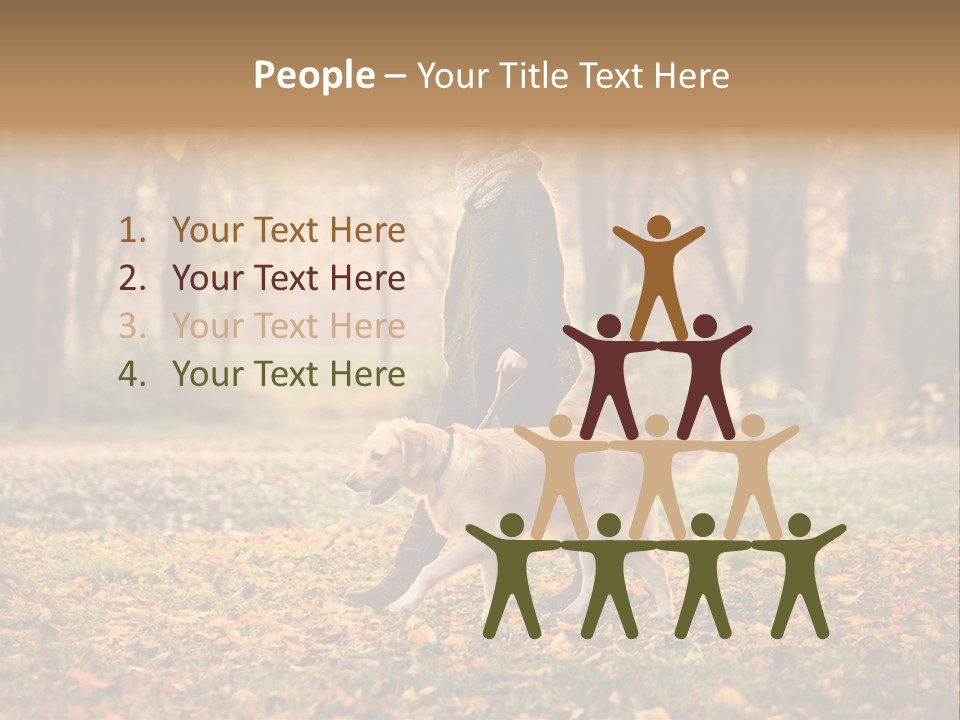 Green Autumn Happy PowerPoint Template