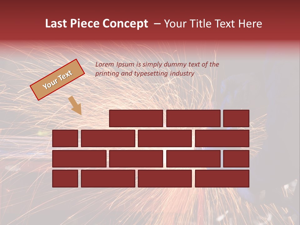 Sharpening Builder Construction PowerPoint Template