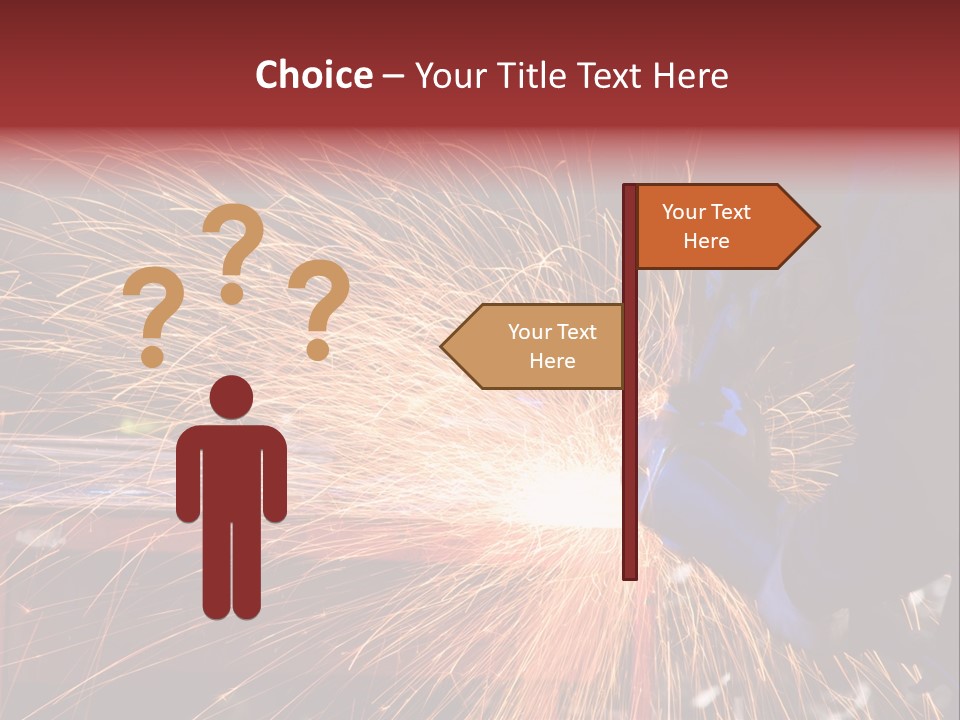 Sharpening Builder Construction PowerPoint Template