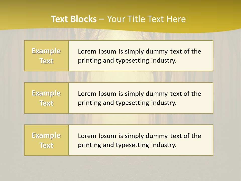 Ray Mist Rain PowerPoint Template