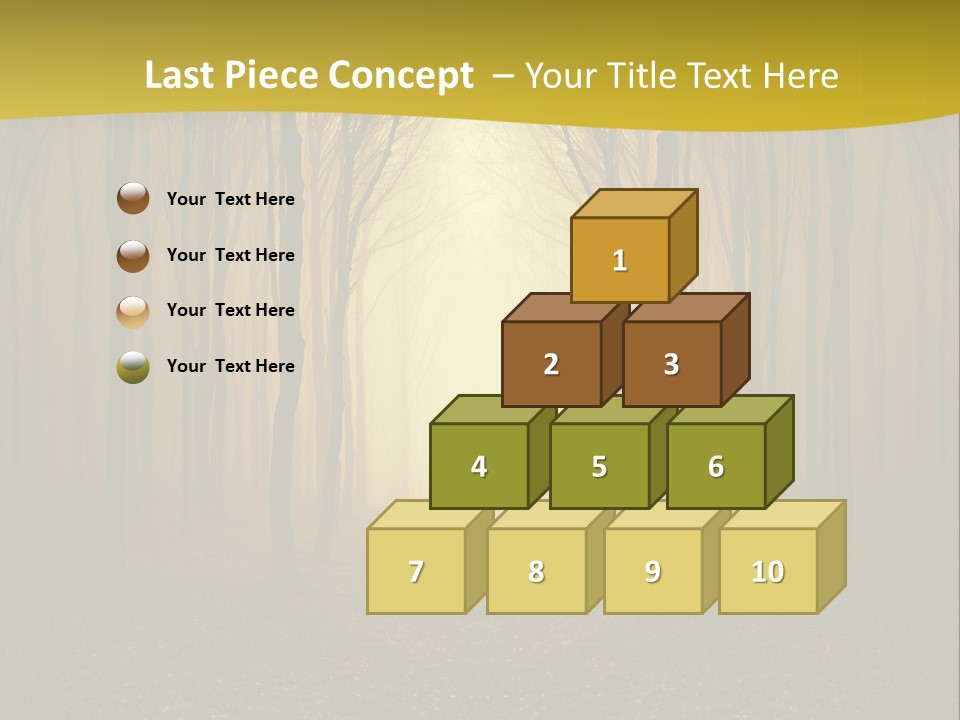 Ray Mist Rain PowerPoint Template