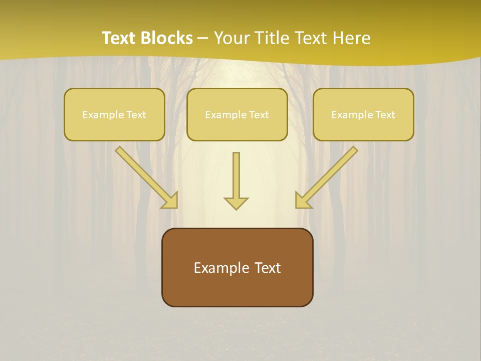Ray Mist Rain PowerPoint Template