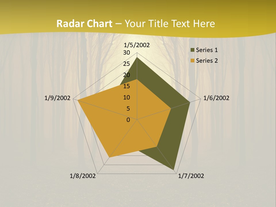 Ray Mist Rain PowerPoint Template