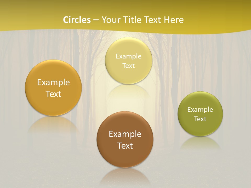 Ray Mist Rain PowerPoint Template