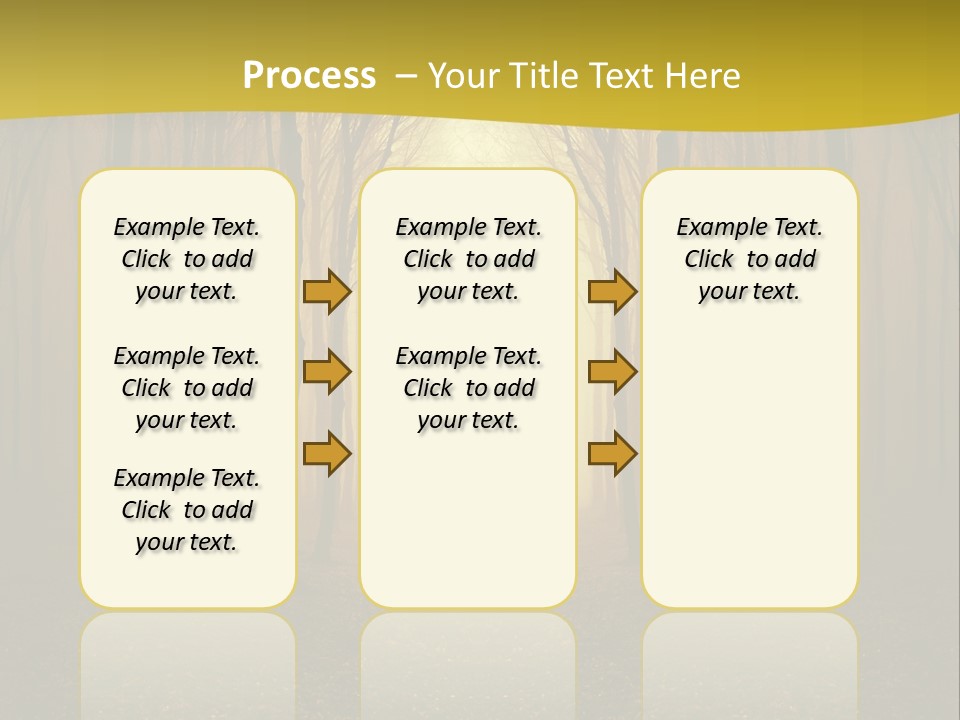 Ray Mist Rain PowerPoint Template