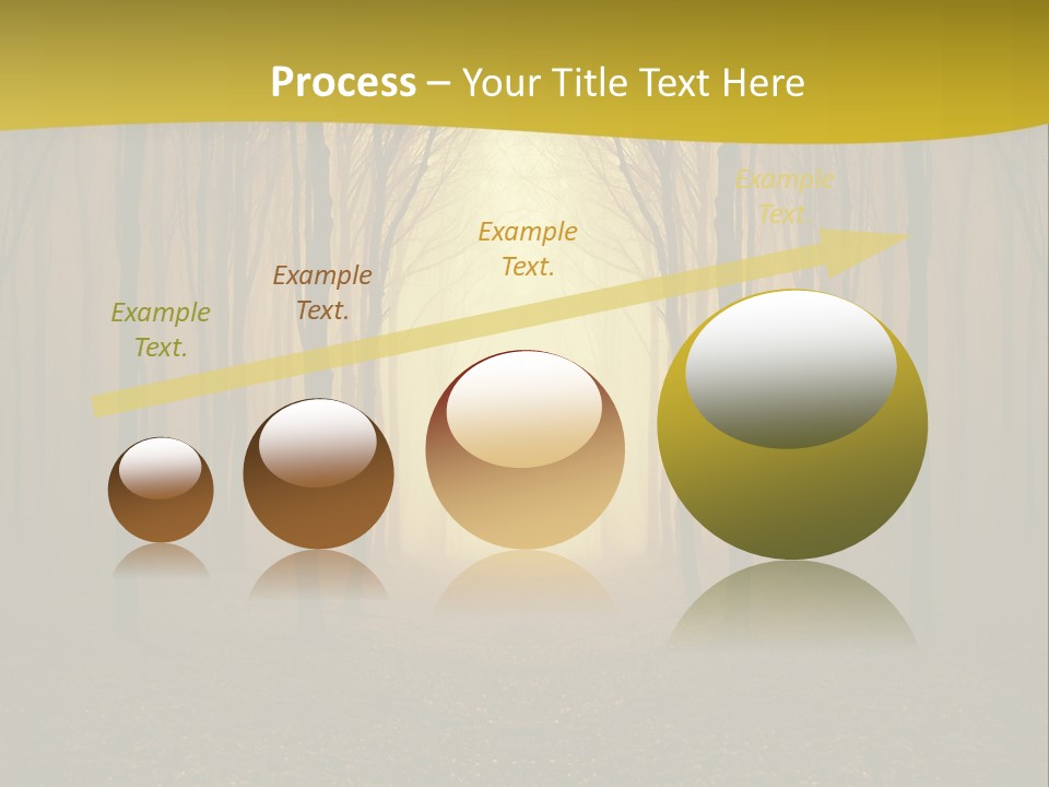 Ray Mist Rain PowerPoint Template