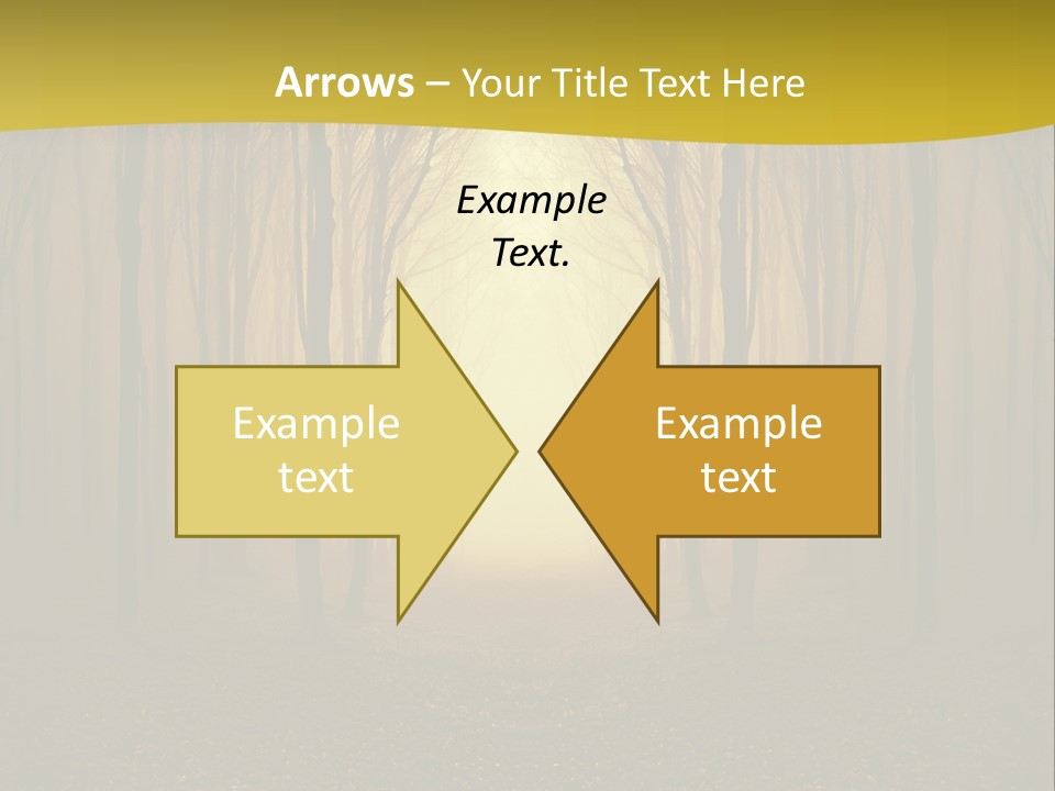 Ray Mist Rain PowerPoint Template