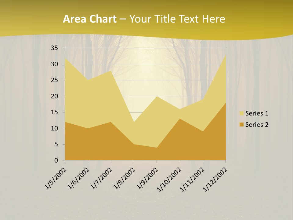 Ray Mist Rain PowerPoint Template