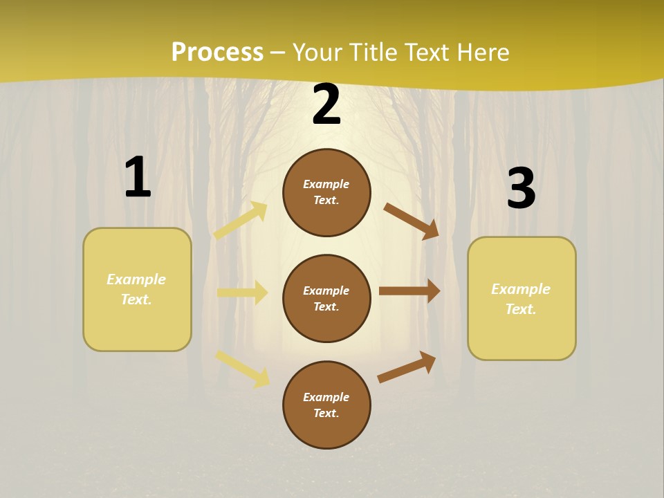Ray Mist Rain PowerPoint Template