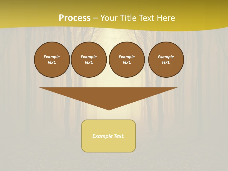 Ray Mist Rain PowerPoint Template