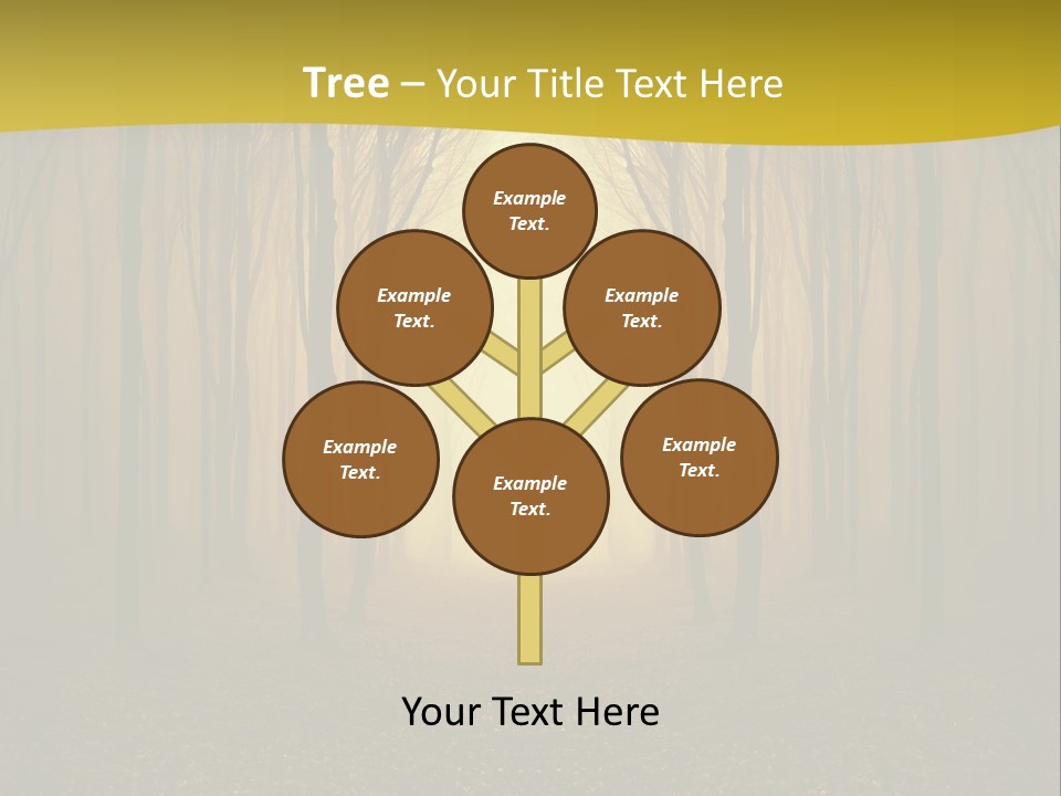 Ray Mist Rain PowerPoint Template