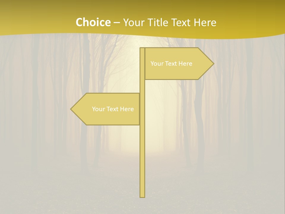 Ray Mist Rain PowerPoint Template