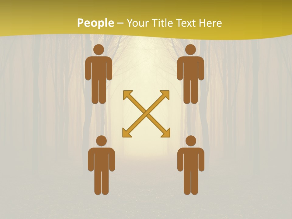 Ray Mist Rain PowerPoint Template