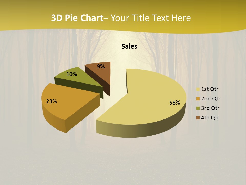 Ray Mist Rain PowerPoint Template