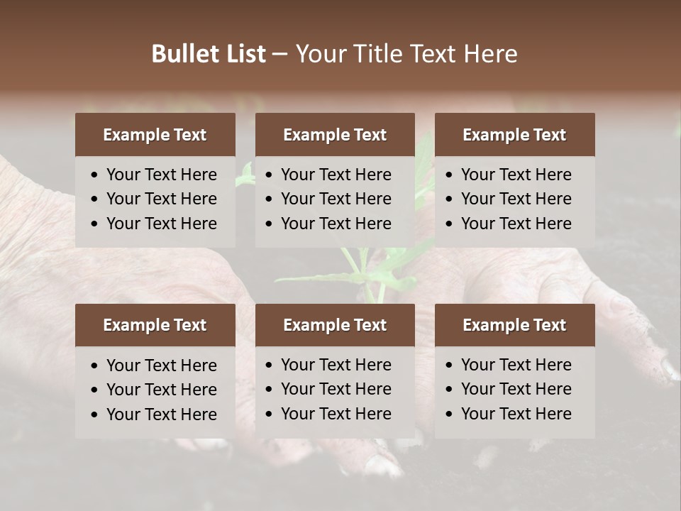 Countryside Soil Careful PowerPoint Template