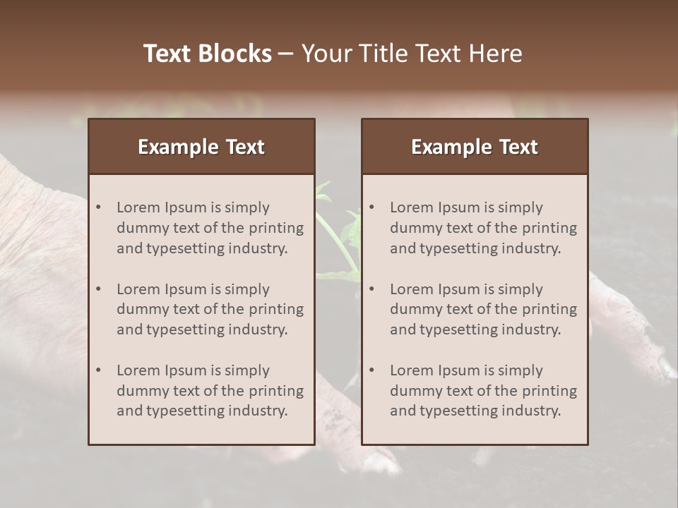 Countryside Soil Careful PowerPoint Template