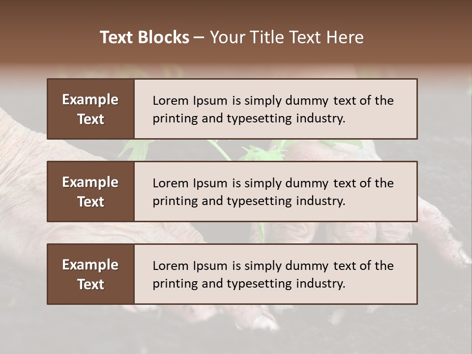 Countryside Soil Careful PowerPoint Template