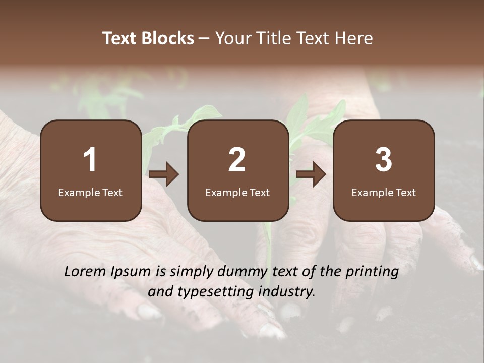 Countryside Soil Careful PowerPoint Template
