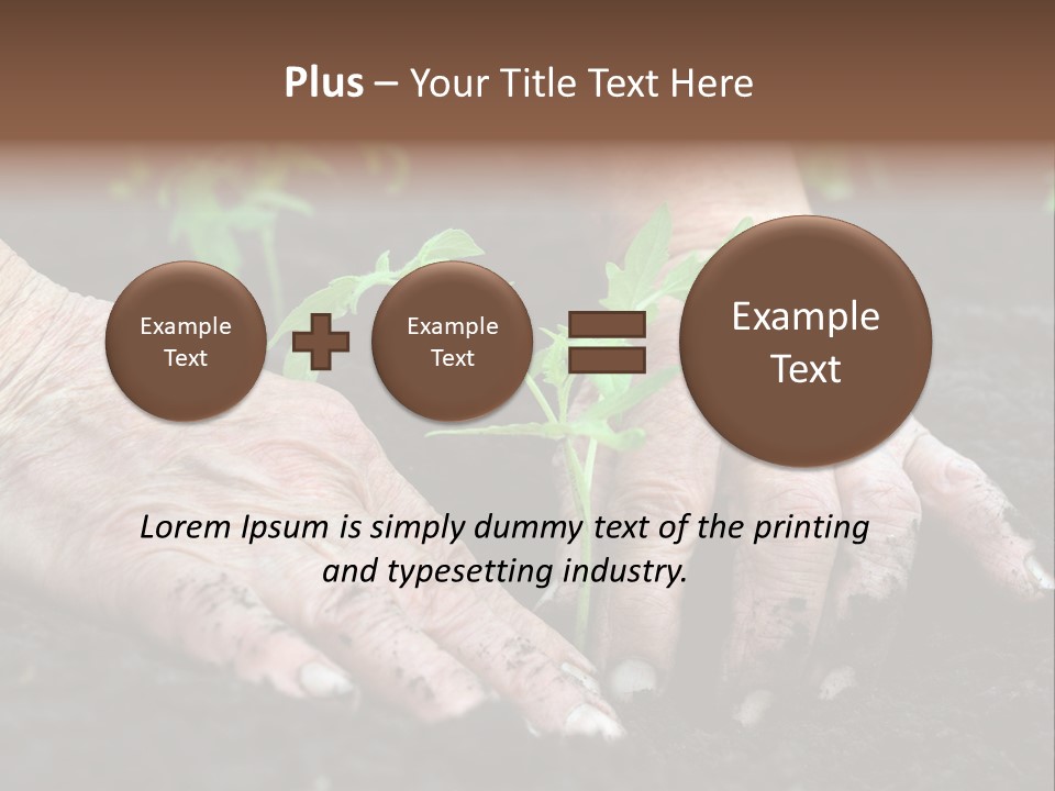 Countryside Soil Careful PowerPoint Template