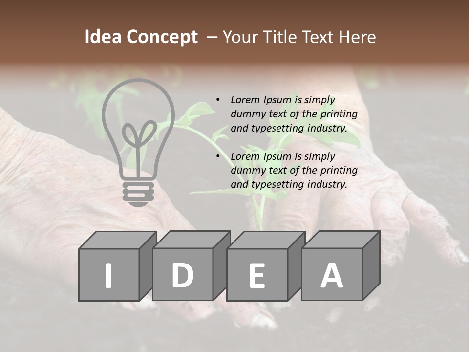 Countryside Soil Careful PowerPoint Template