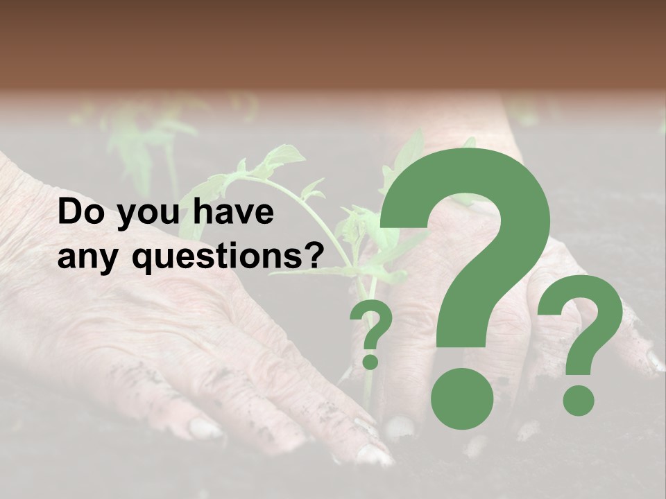 Countryside Soil Careful PowerPoint Template