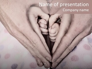 Mother Girl Father PowerPoint Template