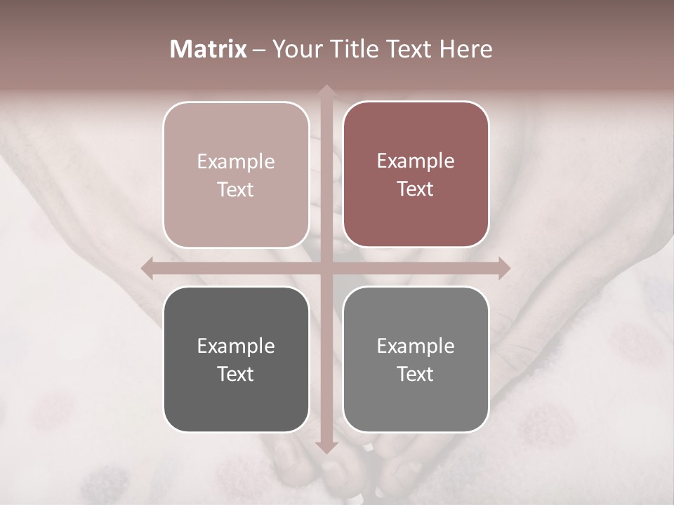 Mother Girl Father PowerPoint Template