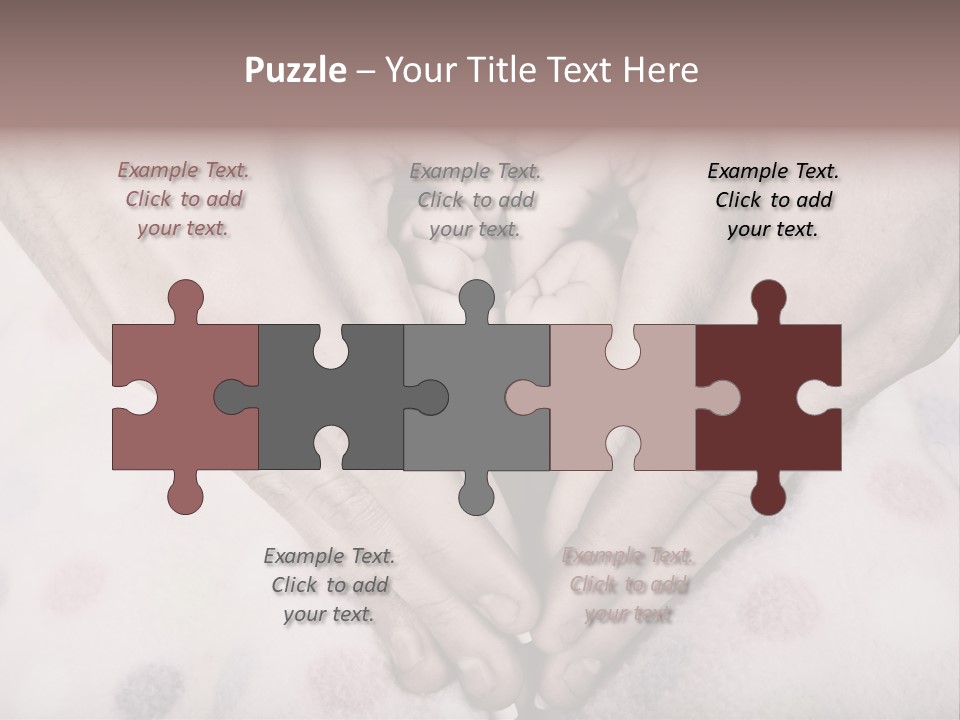 Mother Girl Father PowerPoint Template