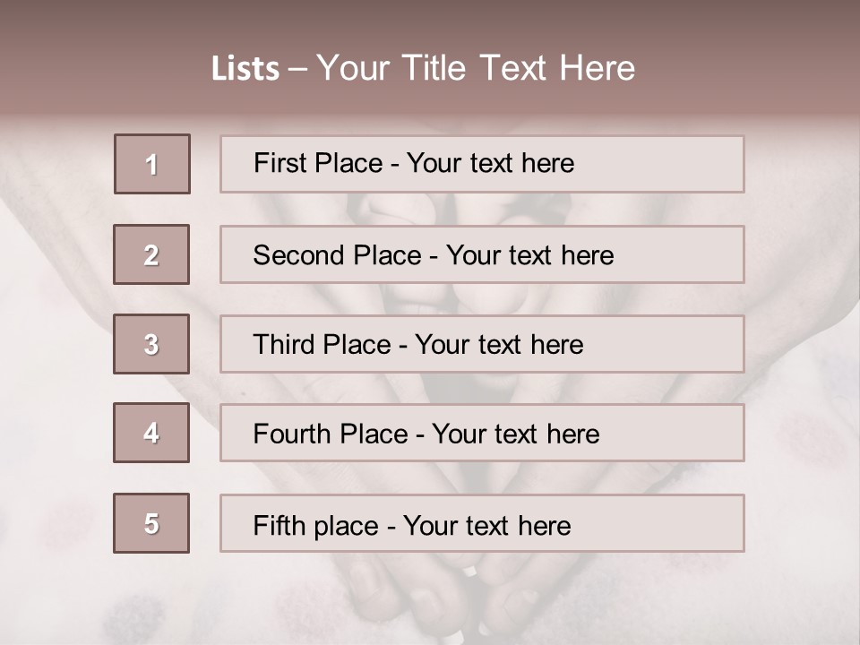 Mother Girl Father PowerPoint Template