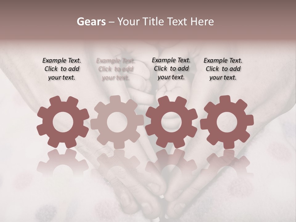 Mother Girl Father PowerPoint Template