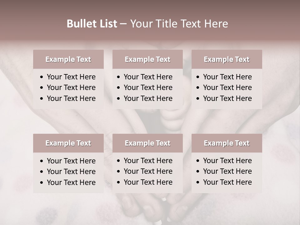 Mother Girl Father PowerPoint Template