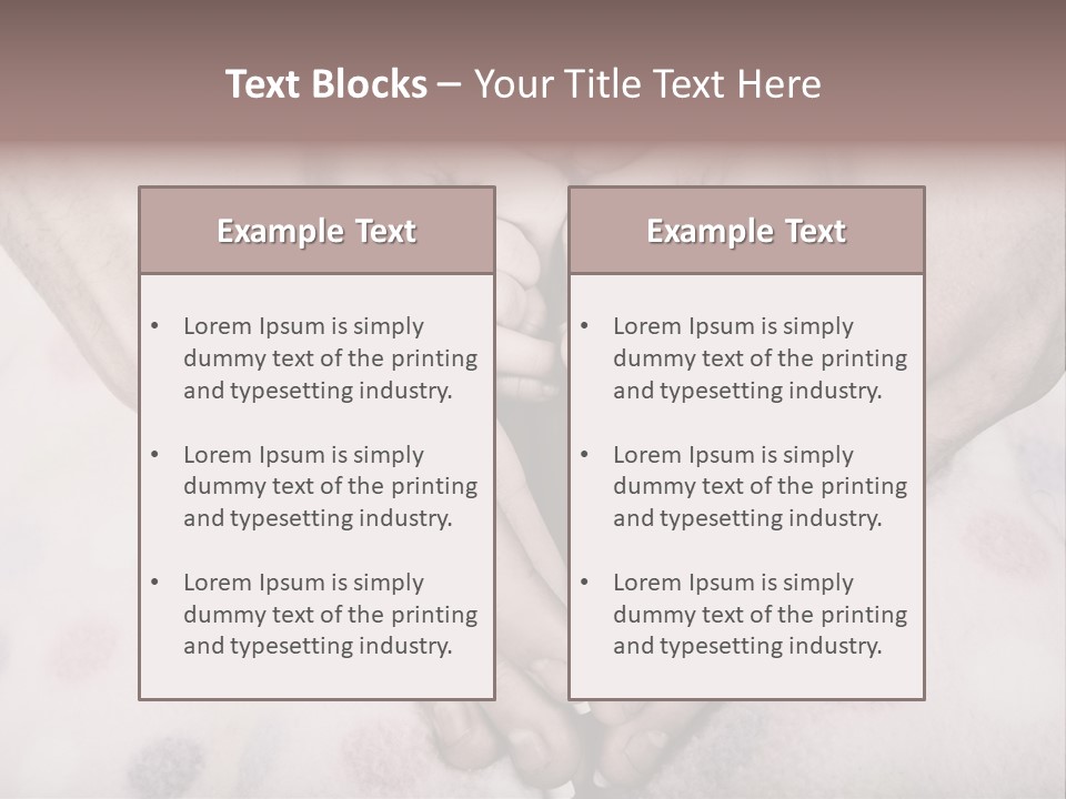 Mother Girl Father PowerPoint Template