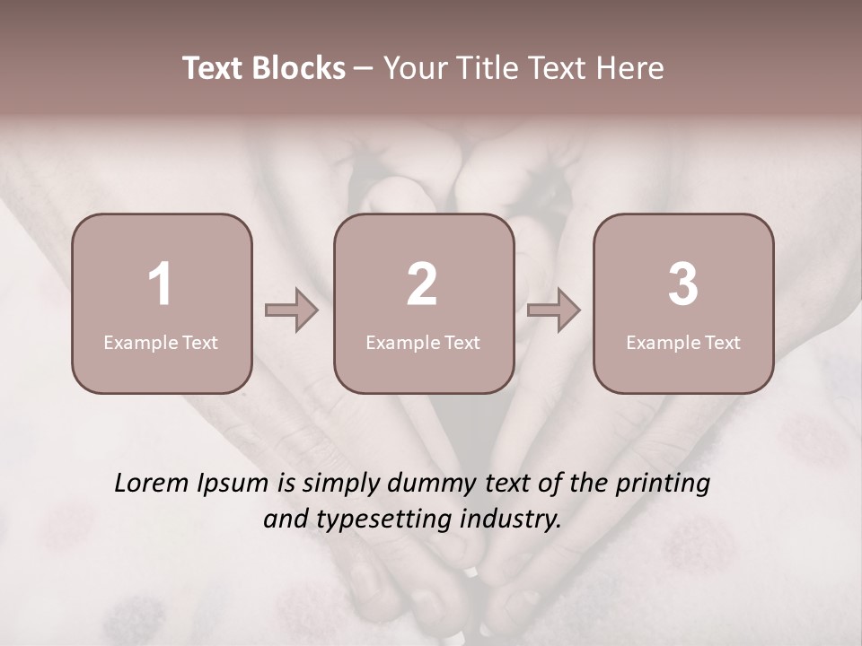 Mother Girl Father PowerPoint Template