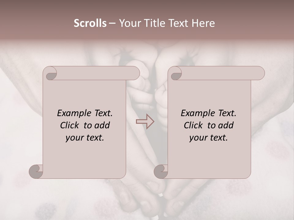 Mother Girl Father PowerPoint Template