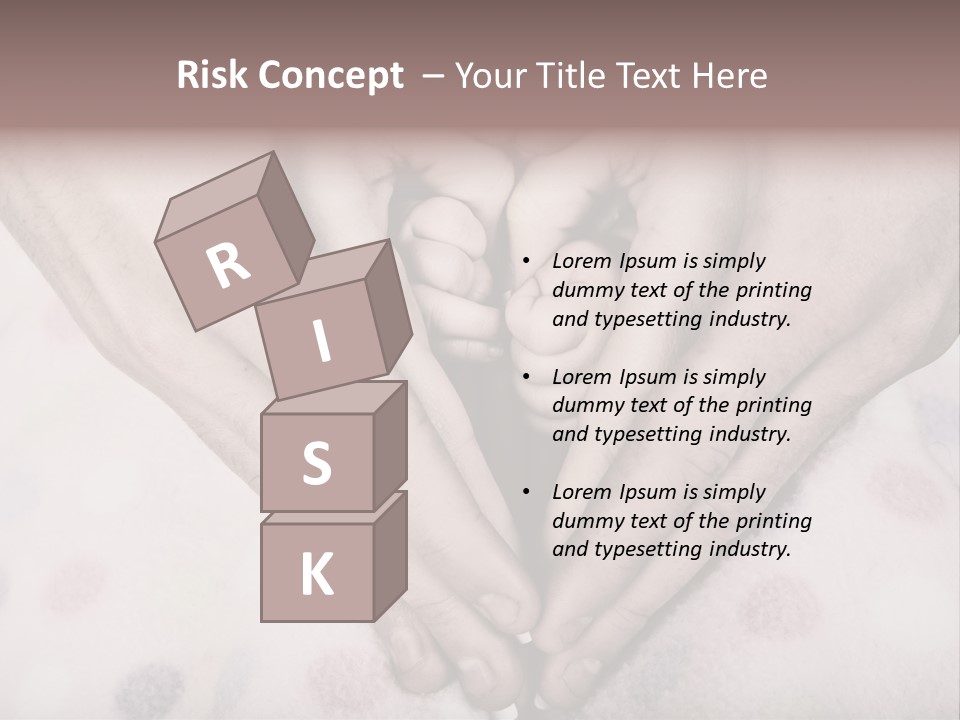 Mother Girl Father PowerPoint Template