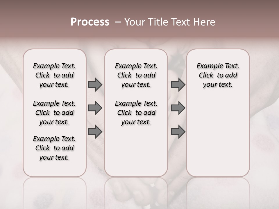Mother Girl Father PowerPoint Template
