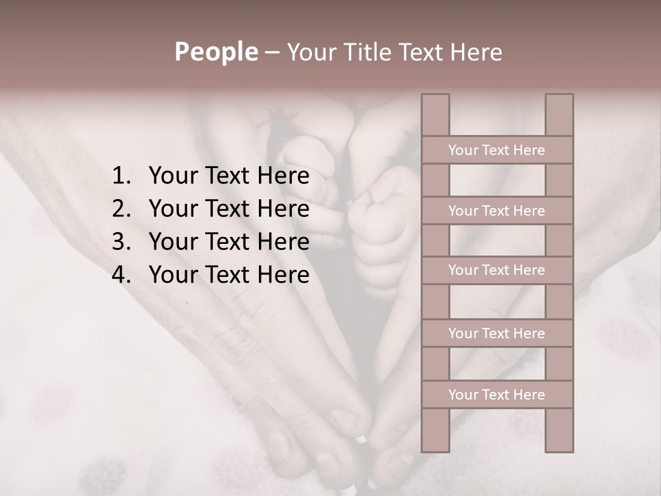 Mother Girl Father PowerPoint Template