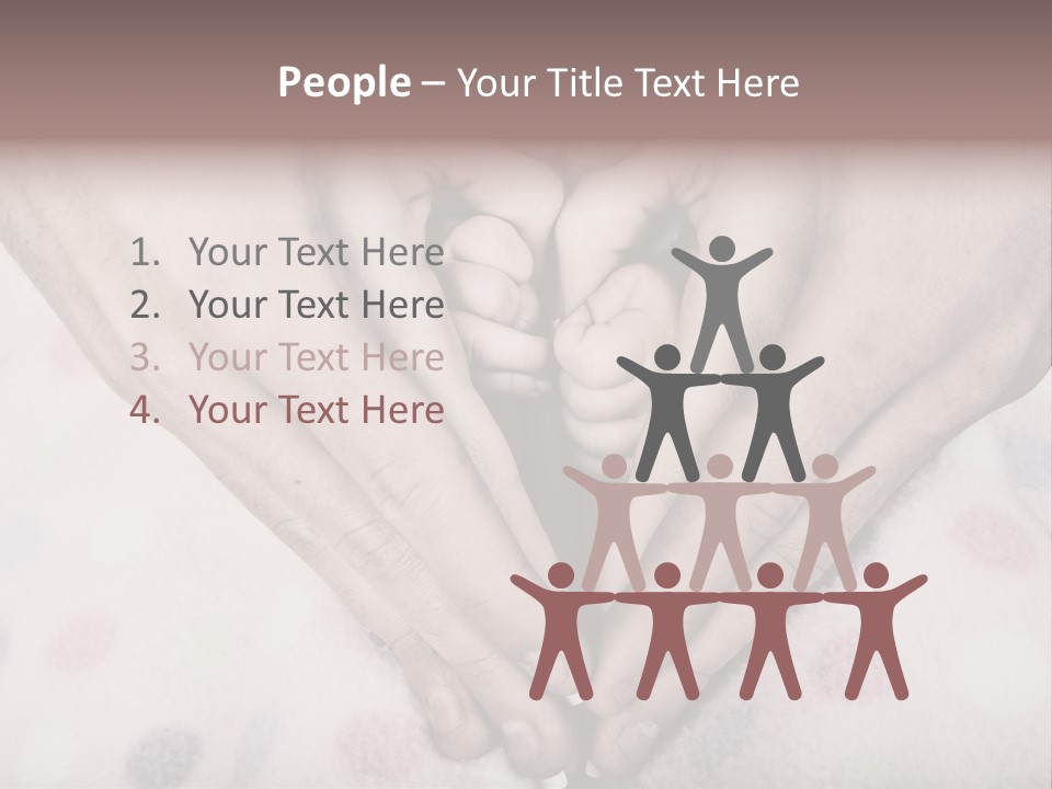 Mother Girl Father PowerPoint Template