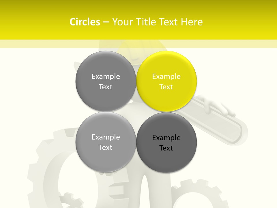 Progress Equipment Hardhat PowerPoint Template