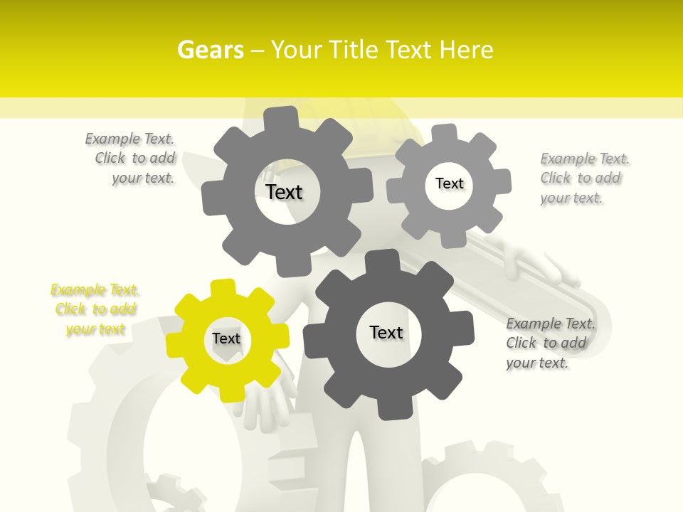 Progress Equipment Hardhat PowerPoint Template