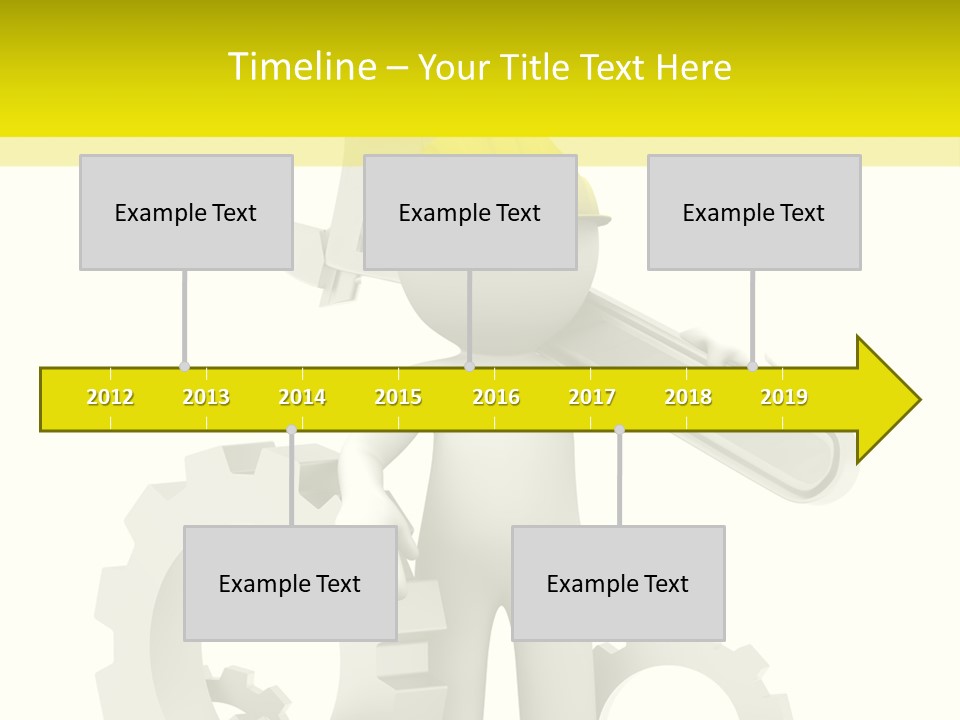 Progress Equipment Hardhat PowerPoint Template