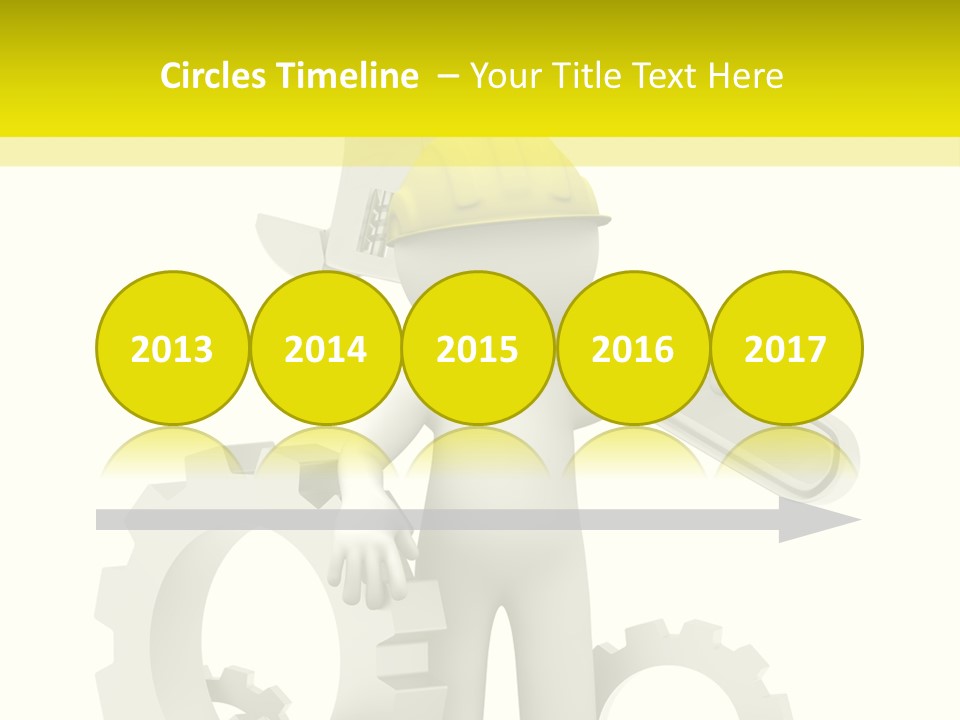 Progress Equipment Hardhat PowerPoint Template