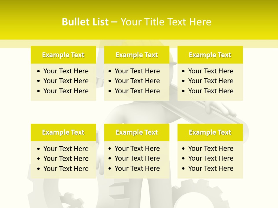 Progress Equipment Hardhat PowerPoint Template