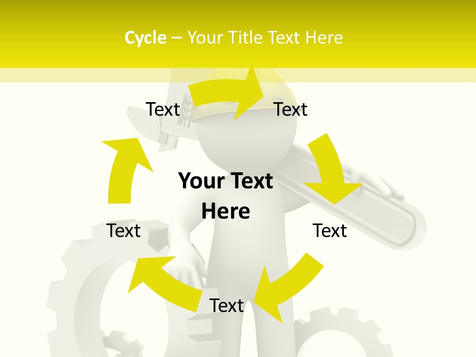 Progress Equipment Hardhat PowerPoint Template