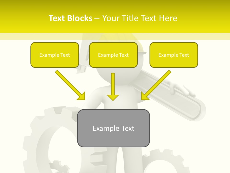 Progress Equipment Hardhat PowerPoint Template