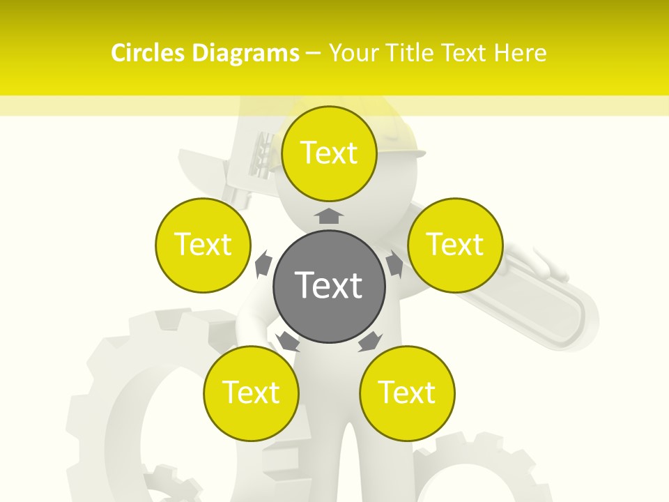 Progress Equipment Hardhat PowerPoint Template