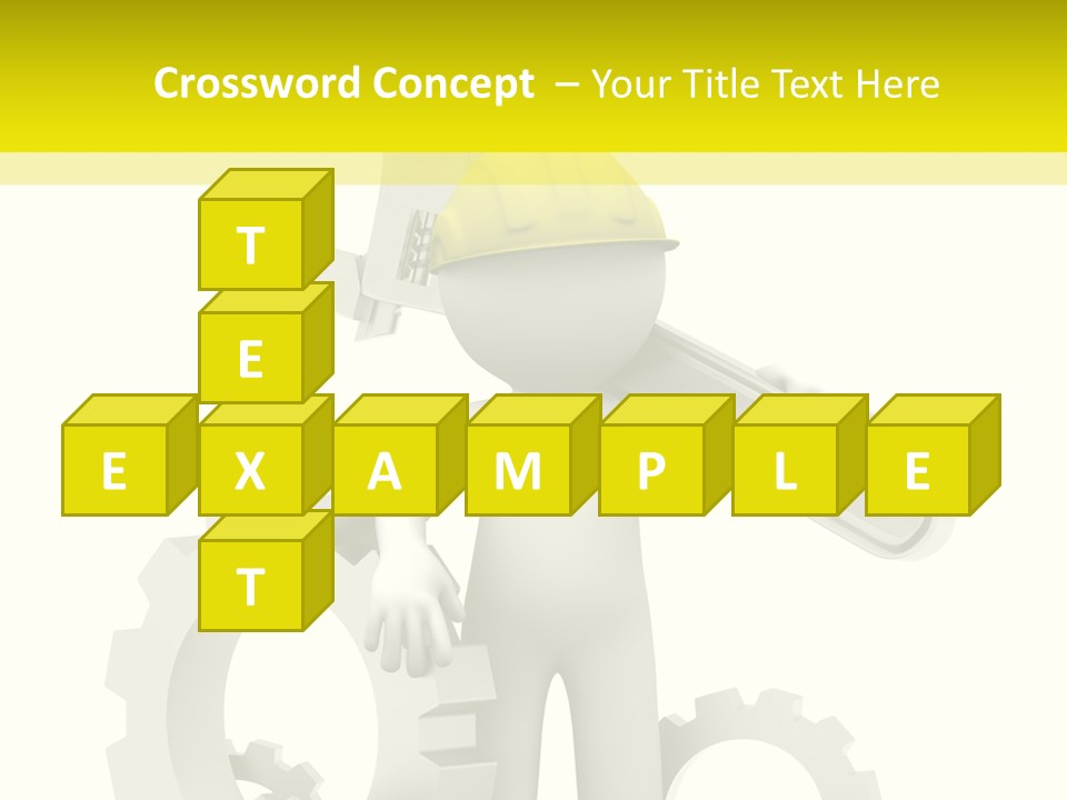 Progress Equipment Hardhat PowerPoint Template