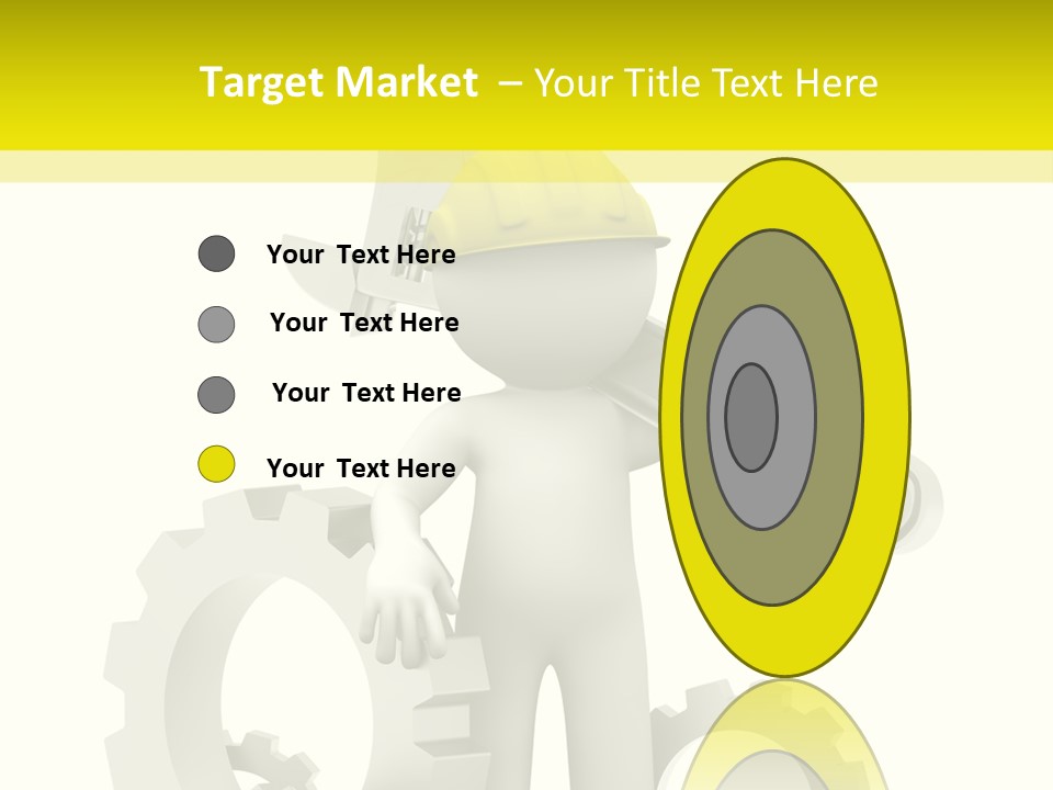Progress Equipment Hardhat PowerPoint Template
