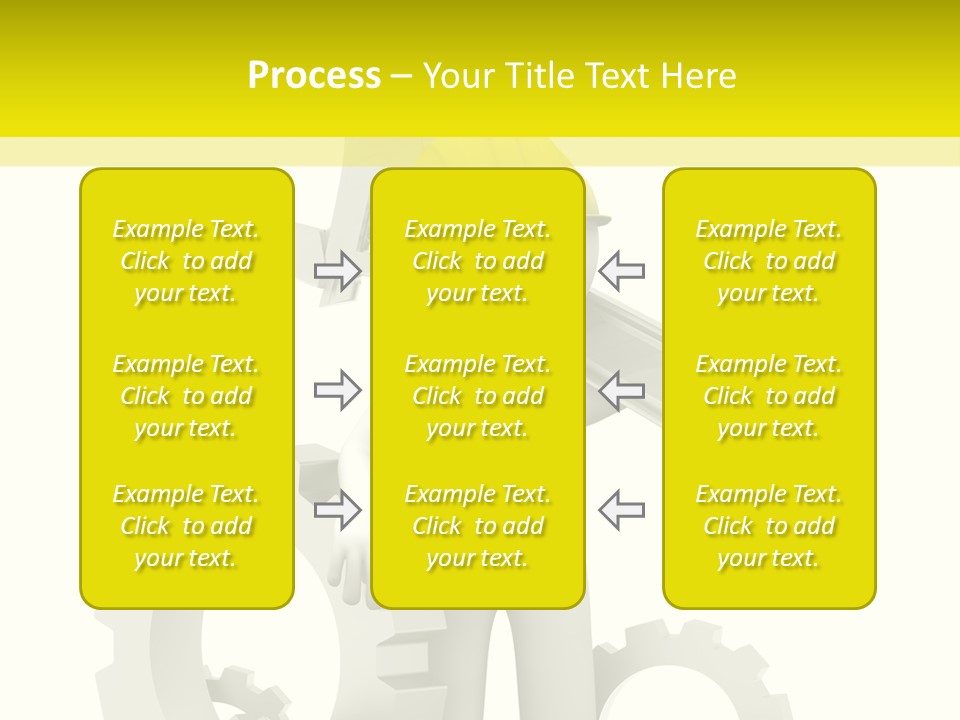 Progress Equipment Hardhat PowerPoint Template
